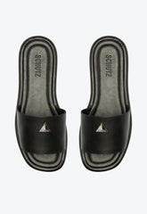 PAPETE VIENA PLATAFORMA COURO PRETA S 21869 0015 0011 SCHUTZ
